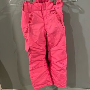 Roebuck & Co. pink Insulated Winter Snow Pants Kid’s Youth Size medium 5/6 ⛄️